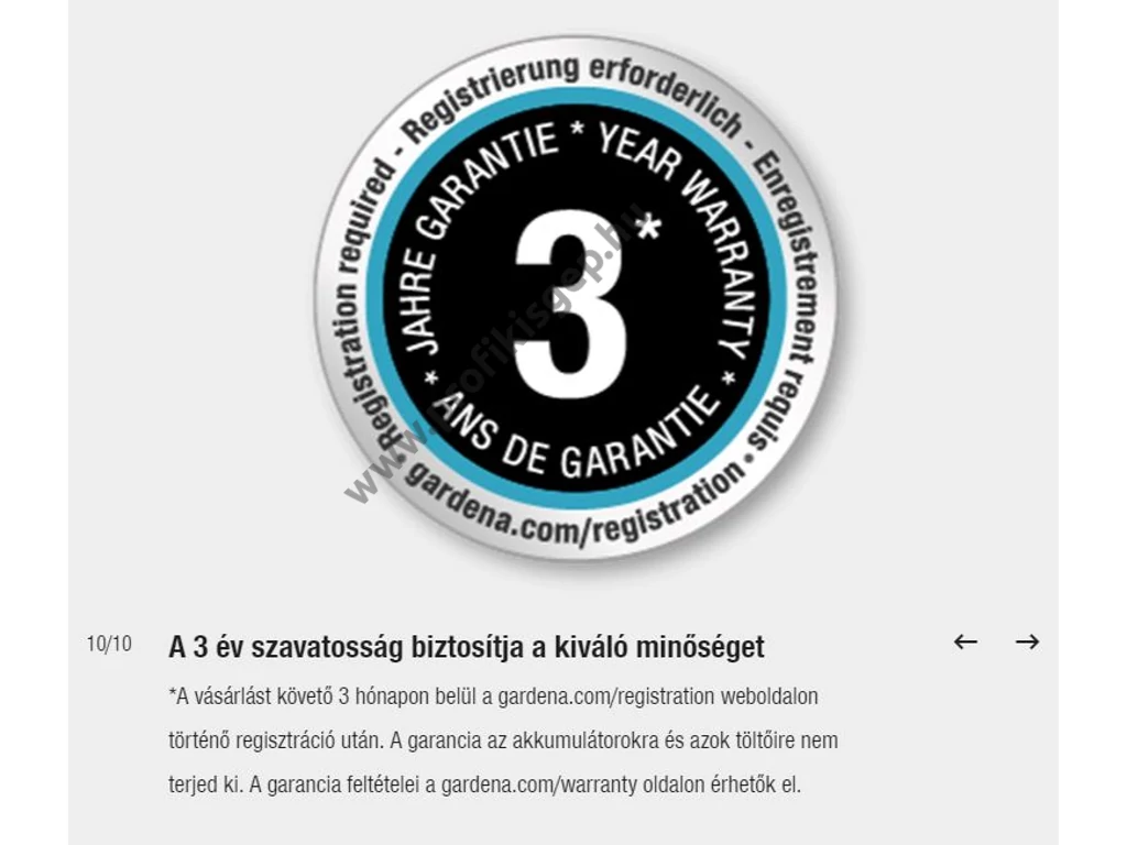 Gardena SILENO life 1500 robotfűnyíró, 18V, 2Ah, 1500m2, 250 méter telepítő huzal,  GARDENA Bluetooth® App
