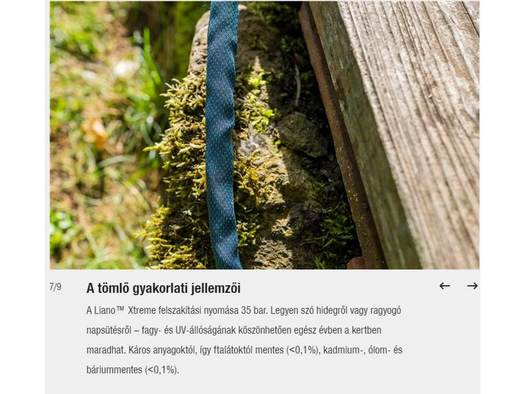 Gardena Liano™ Xtreme Textil locsolótömlő készlet (1/2'), 15 m