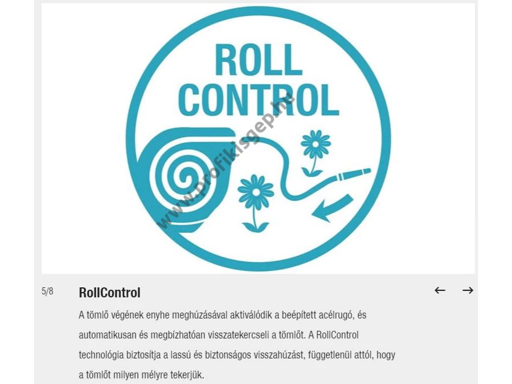 Gardena RollUp M automata tömlődob szett 20 m 11mm  tömlővel, csatlakozókkal