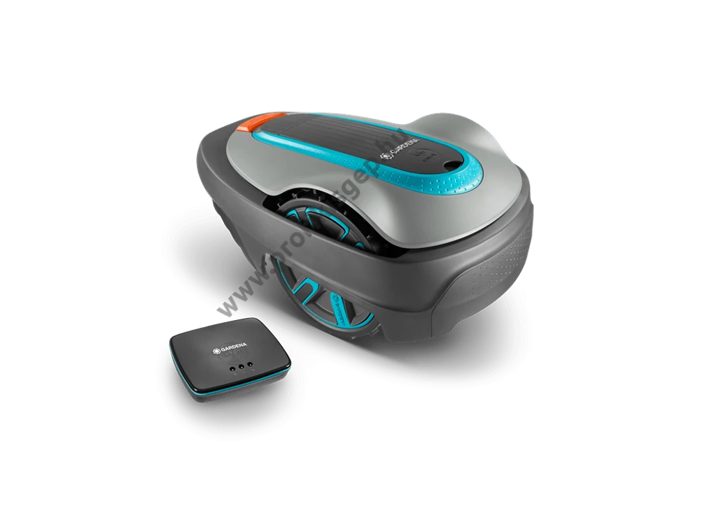 Gardena Smart SILENO city 500 robotfűnyíró , 18V, 2Ah, 500m2, 150 méter telepítő huzal, GARDENA smart system App