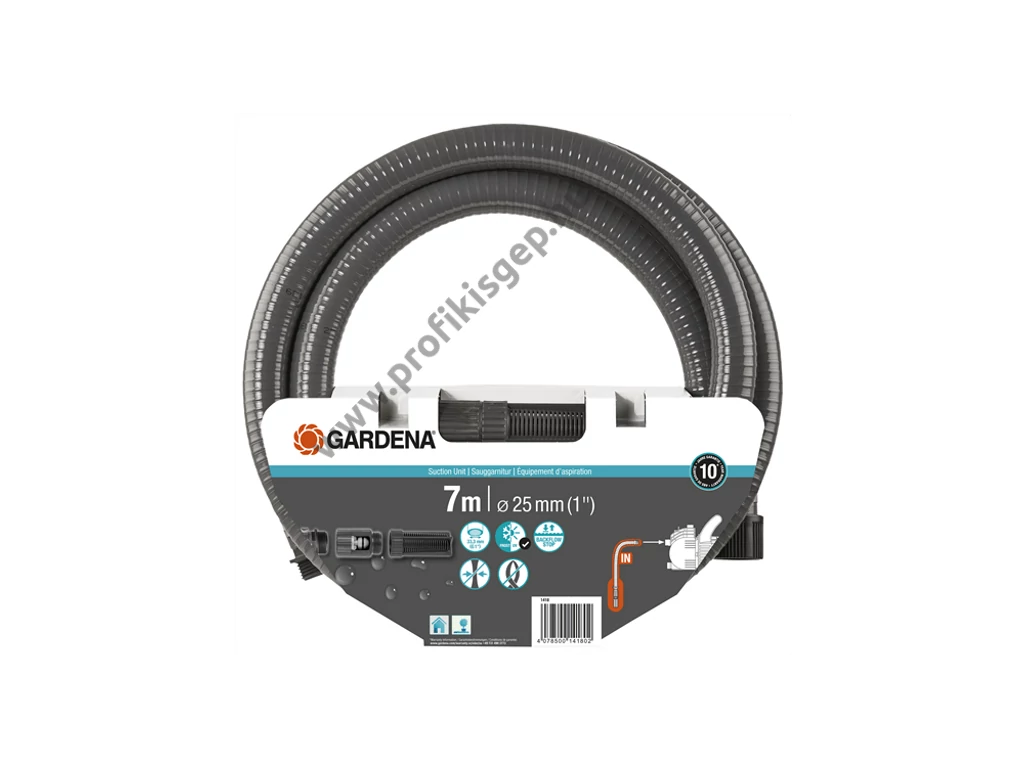 Gardena 4100 Silent elektromos felszíni vízszivattyú, 550W, 4100L, 3.6bar, szívókészlettel