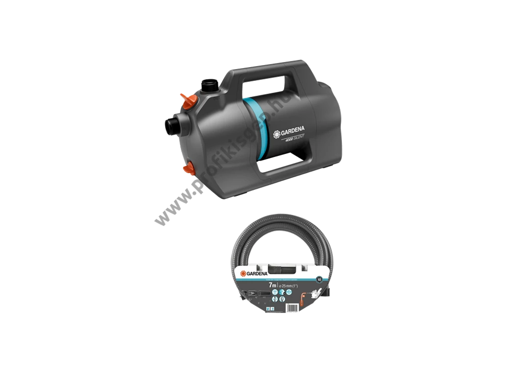 Gardena 4100 Silent elektromos felszíni vízszivattyú, 550W, 4100L, 3.6bar, szívókészlettel