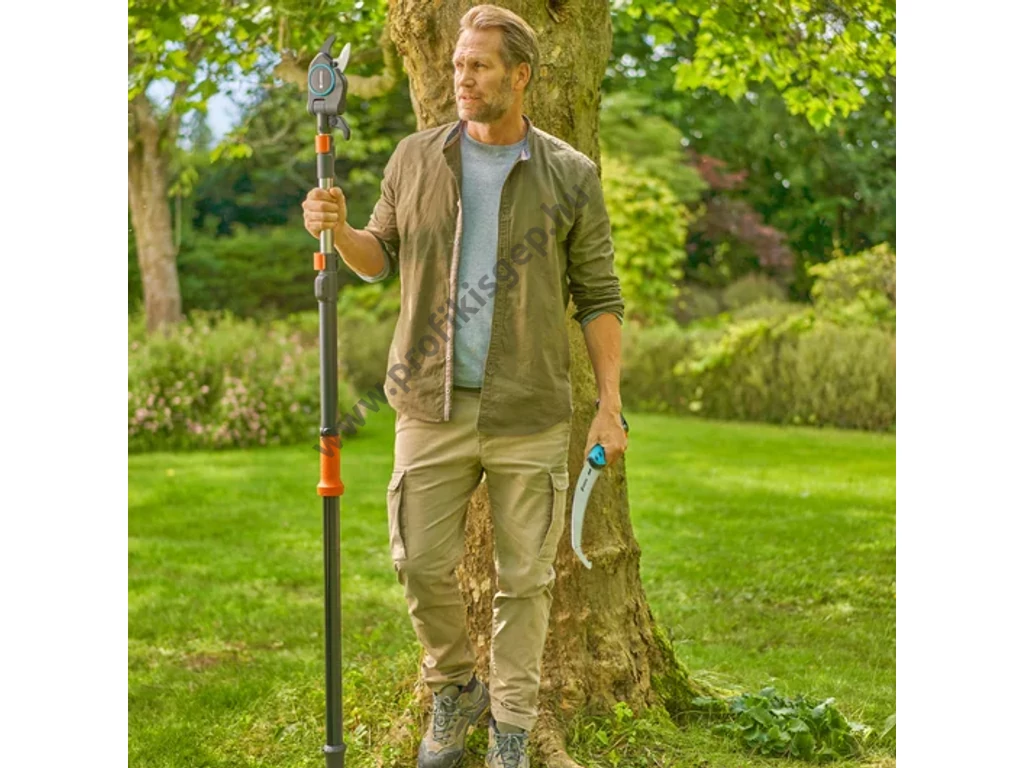Gardena StarCut pro L teleszkópos magassági ágvágó olló, mellévágó, 175-400cm, 32mm ágátmérőig