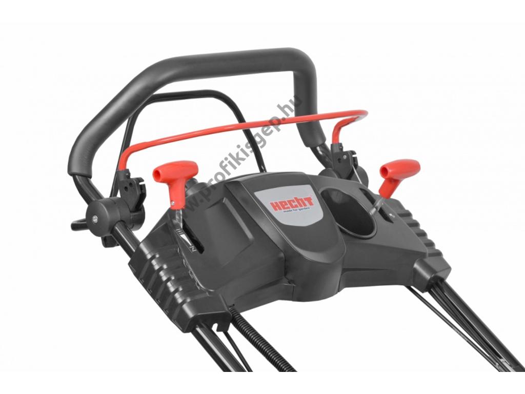 HECHT 5483 SWE 5IN1 Benzinmotoros önjáró fűgyűjtős fűnyíró, 46cm, OHV 135cm3, Önindító, oldalkidobó, mulcsbetét, csapágyazott kerék