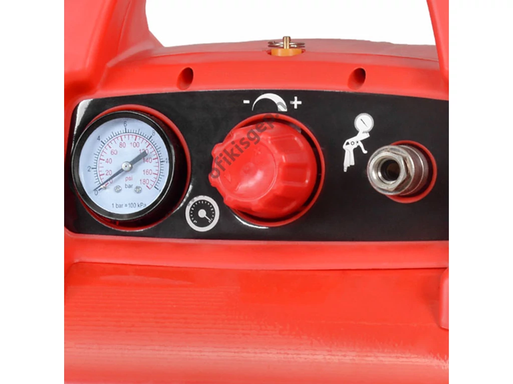 HECHT 2806 olajmentes kompresszor, 180l/perc 8bar tartály 6L, 230V 1100W