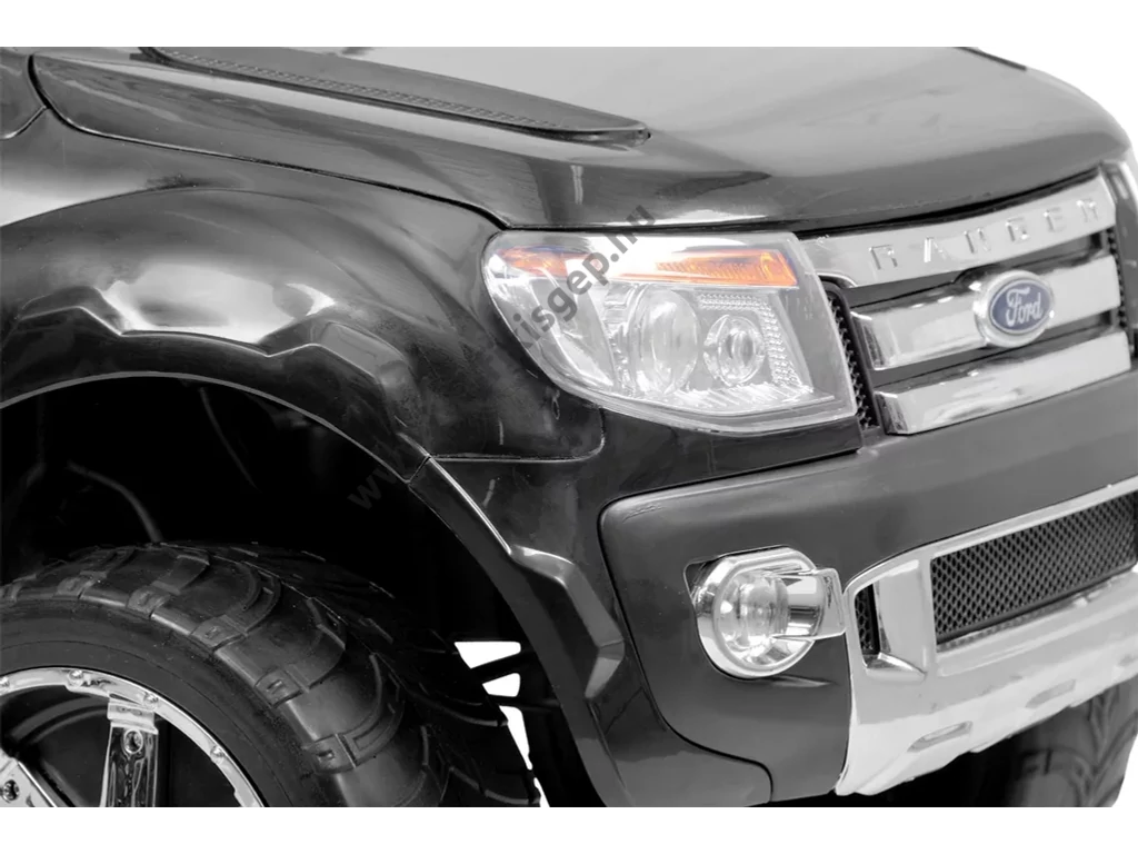 HECHT FORD RANGER BLACK Akkumulátoros kisautó gyerekeknek, 12V, 10Ah, 3-8 éves korig, Max: 35kg ,távírányítóval