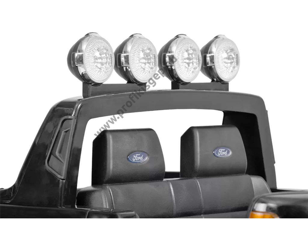 HECHT FORD RANGER BLACK Akkumulátoros kisautó gyerekeknek, 12V, 10Ah, 3-8 éves korig, Max: 35kg ,távírányítóval