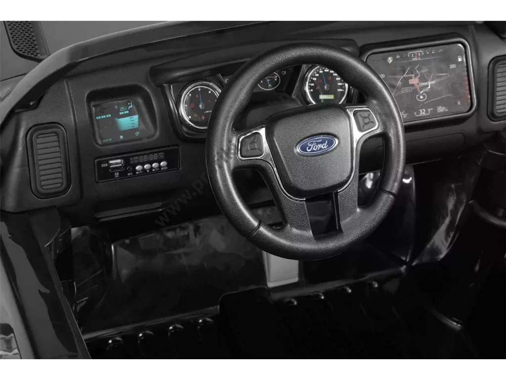 HECHT FORD RANGER BLACK Akkumulátoros kisautó gyerekeknek, 12V, 10Ah, 3-8 éves korig, Max: 35kg ,távírányítóval