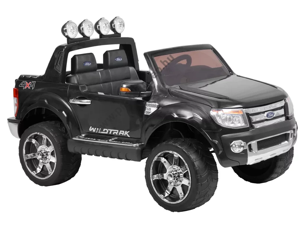 HECHT FORD RANGER BLACK Akkumulátoros kisautó gyerekeknek, 12V, 10Ah, 3-8 éves korig, Max: 35kg ,távírányítóval