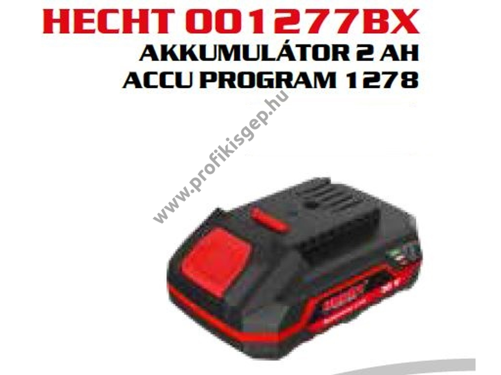 HECHT 001278BX akkumulátor, 20V, 4Ah, (AKKU program 1278)