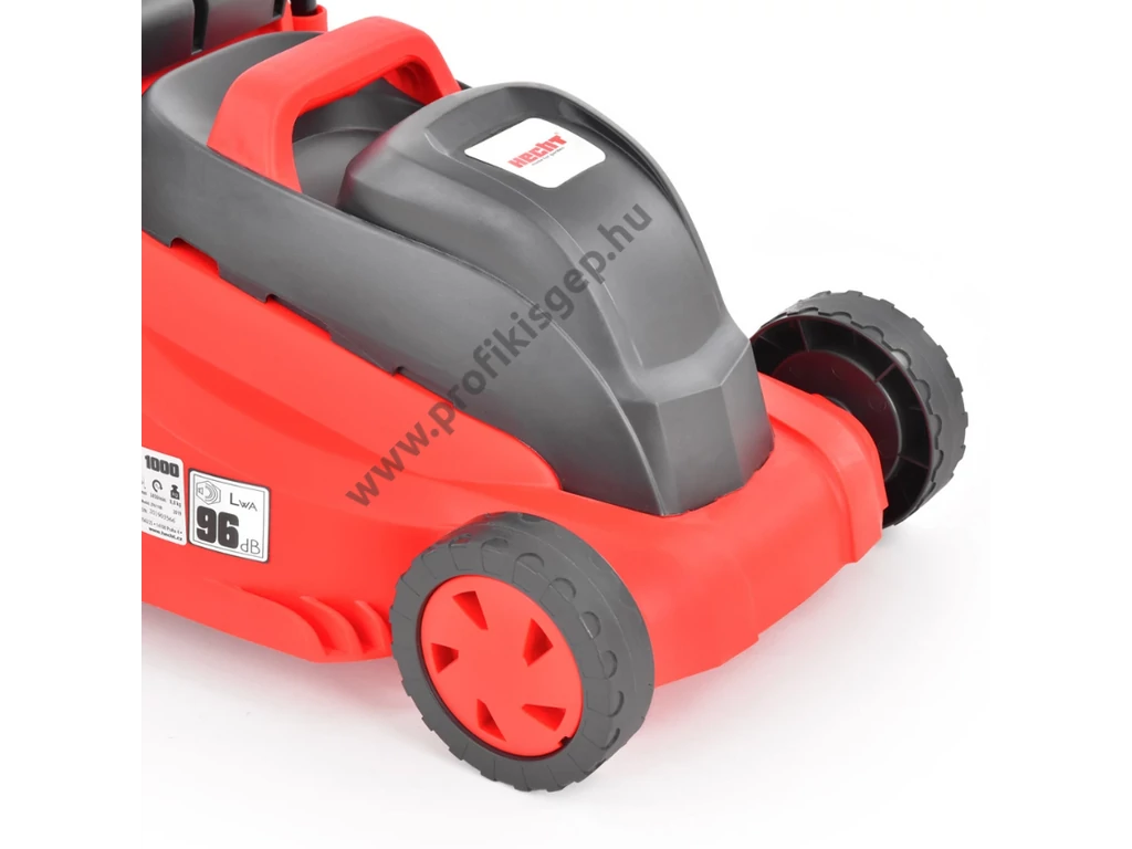 HECHT 1000 Elektromos fűgyűjtős fűnyíró, 32 cm, 1000W, ékszíjas turbó motor