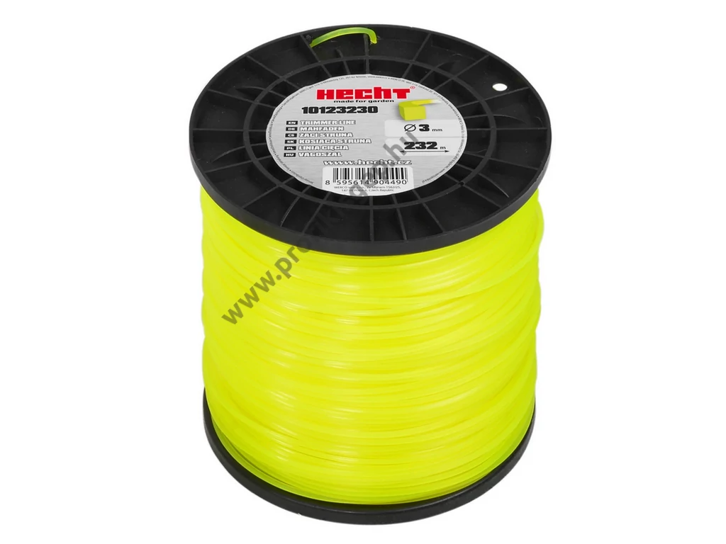 HECHT 10123230 bozótvágó damil, vágószál, 3,0mmx232 méter, szögletes