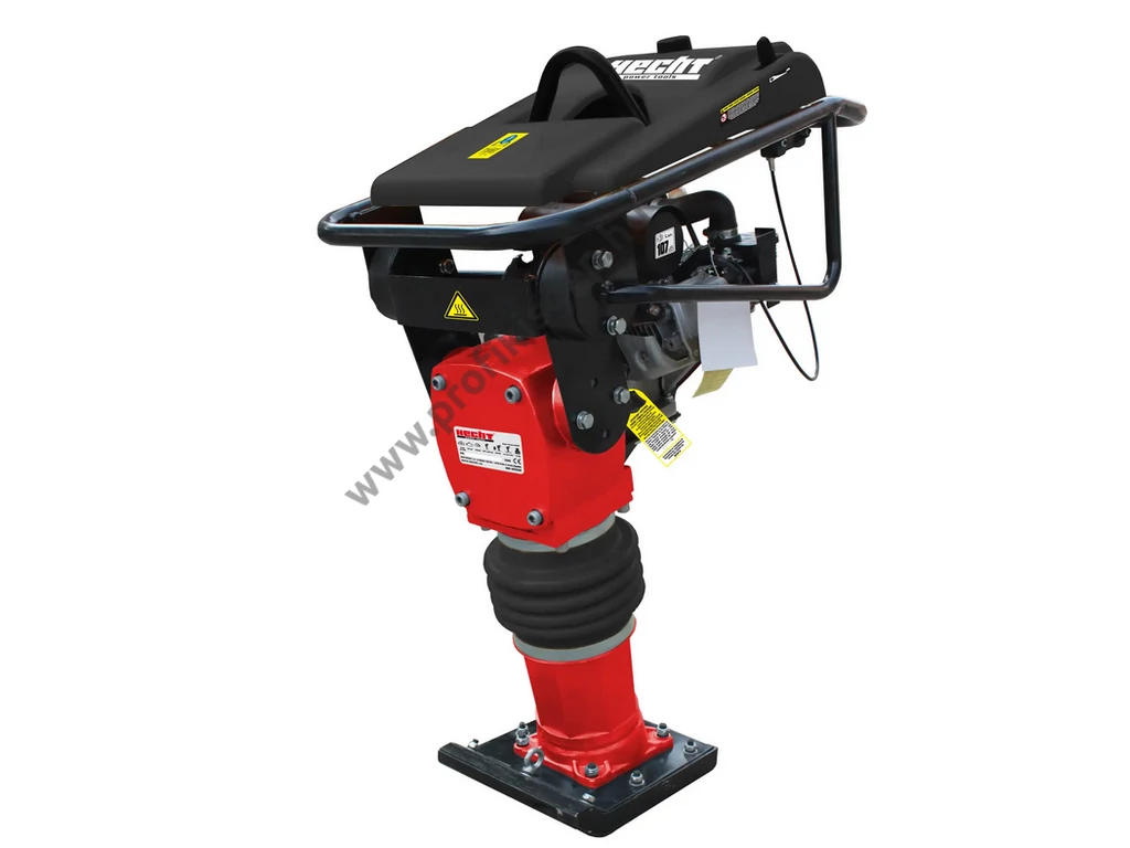 HECHT 1118 döngölő béka, Loncin 196cm3, 275x335mm, 82kg, szállítókerék