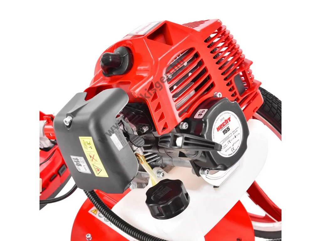 HECHT 155 benzinmotoros KEREKES bozótvágó, fűkasza 52cm3, 2Le, damilfej