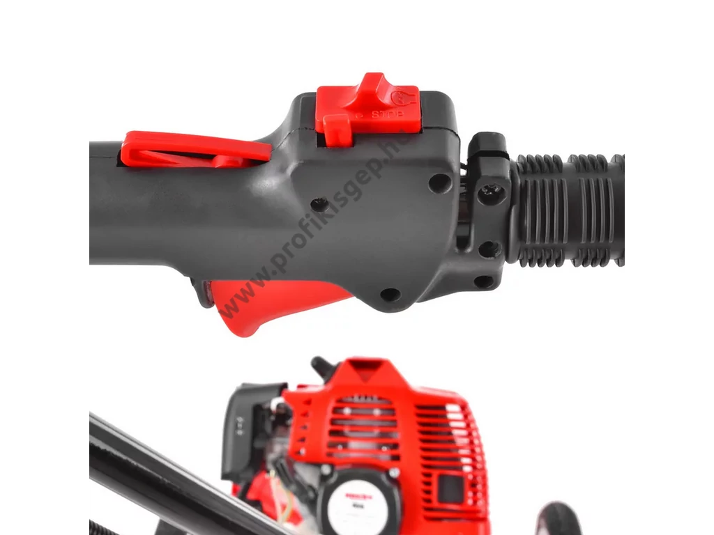 HECHT 155 benzinmotoros KEREKES bozótvágó, fűkasza 52cm3, 2Le, damilfej