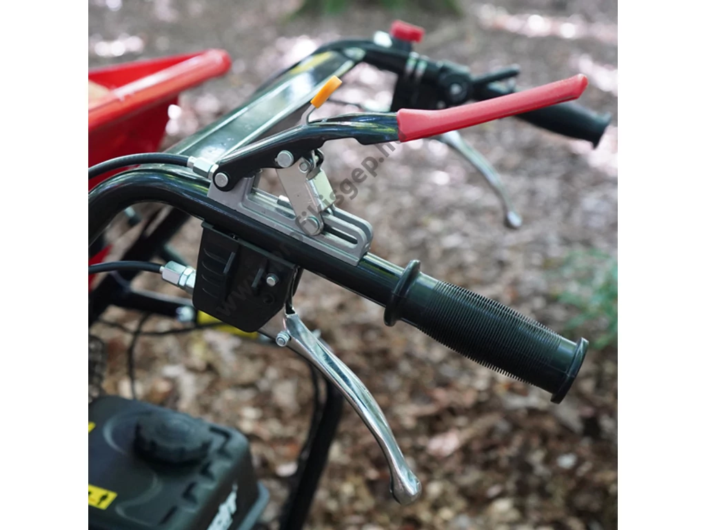 HECHT 2650 benzinmotoros szállító, Loncin 196cm3, 3 előre, 1 hátra, 2+2 kerék elől, Max: 500kg-ig,