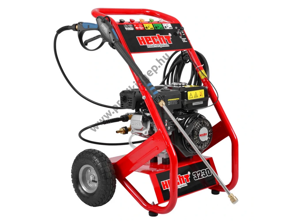 HECHT 3230 benzinmotoros magasnyomású mosó, max: 207bár, OHV 196cm3, 681 l/óra
