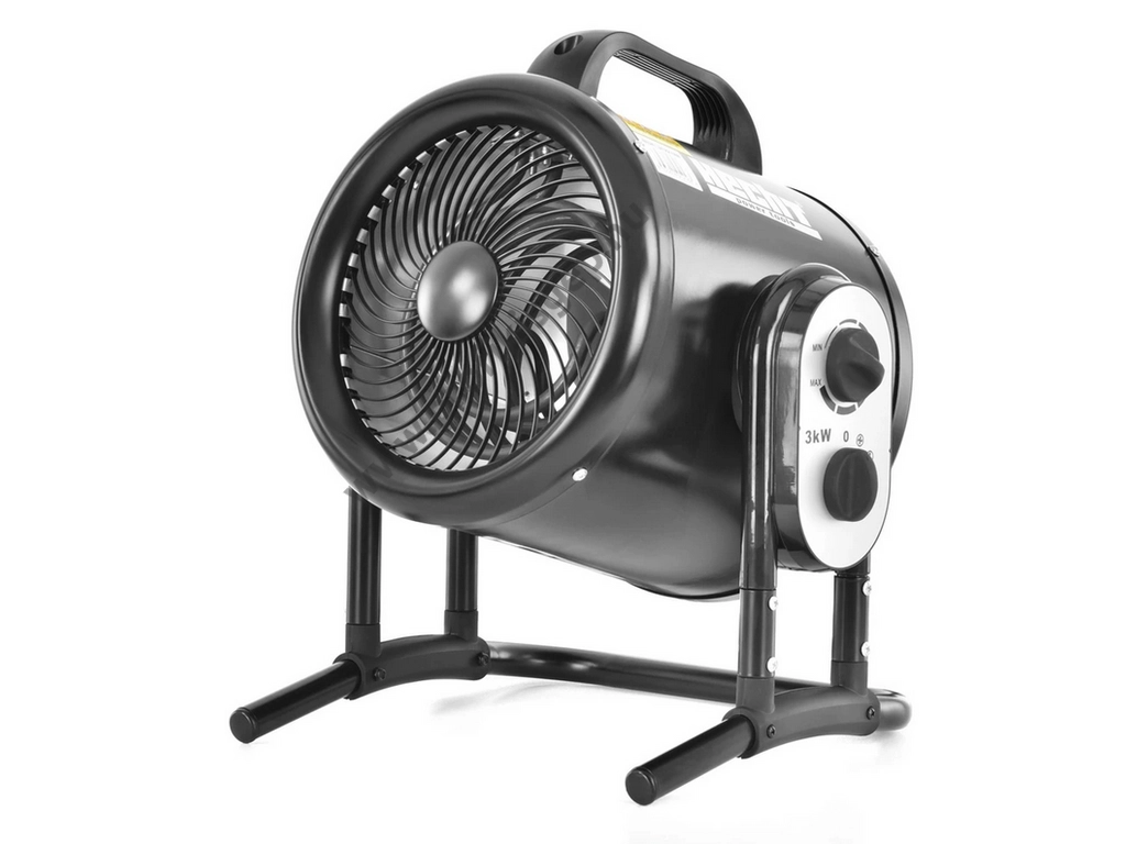 HECHT 3422 hősugárzó ventillátorral, 40/1500/3000W, 60 m3, termosztát
