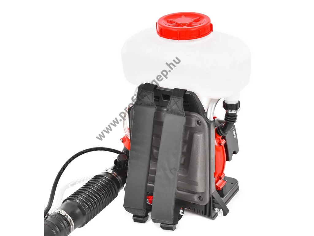HECHT 443 Benzinmotoros permetező, 2 ütemű, 43cm3, 2.2Le, tartály: 14 liter, segédszivattyúval