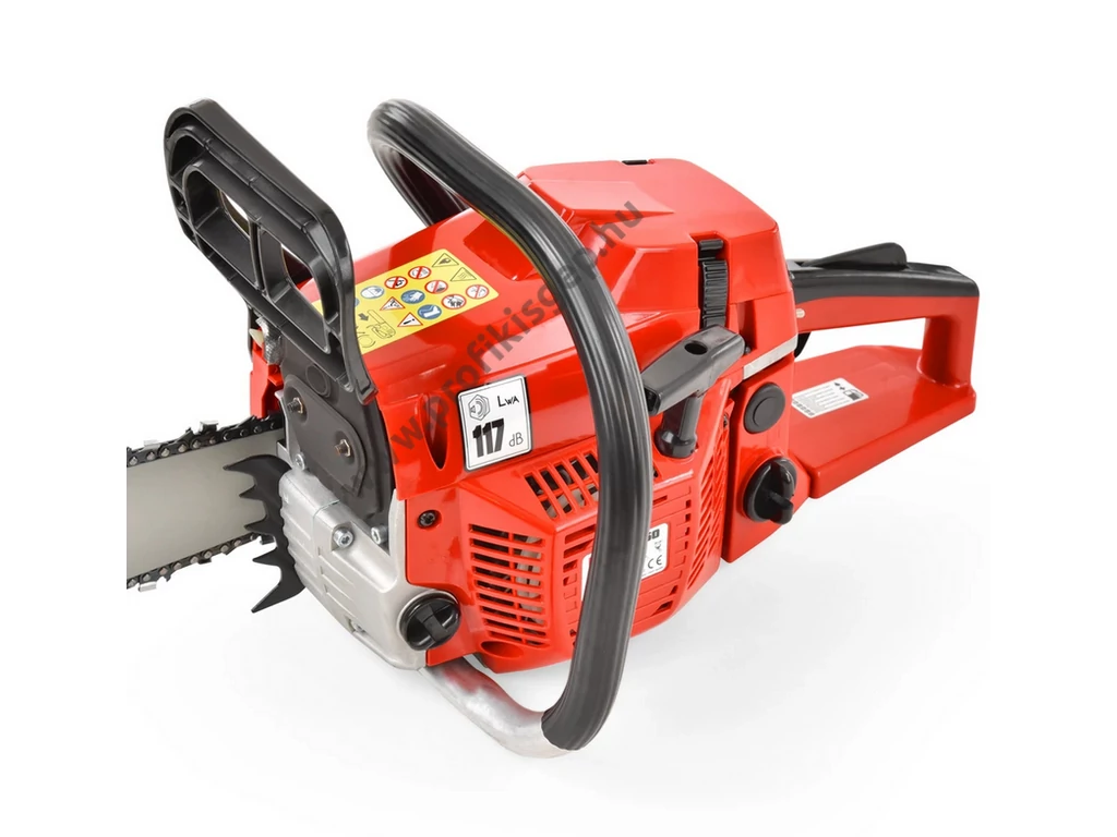 HECHT 50 Benzinmotoros láncfűrész, 50 cm3, 2.9 Le, lánc 325"-1.5-66 szem, vezető 40cm