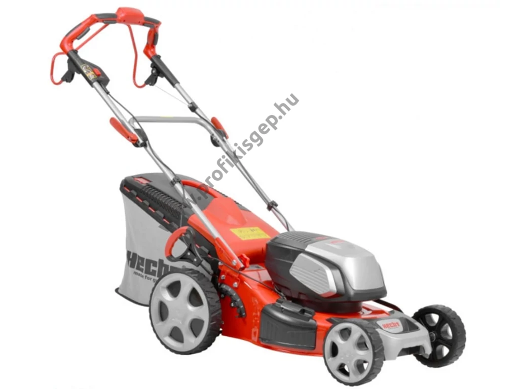 HECHT 5046S 5IN1 Akkumulátoros önjáró fűgyűjtős fűnyíró, 46cm, 40V, oldalkidobó, mulcsbetét, akku és töltő nélkül (AKKU program 5040)