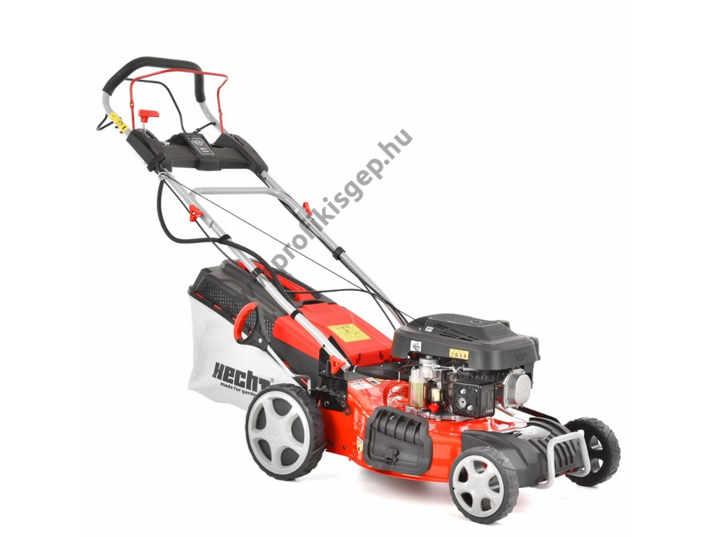 HECHT 547 SWE 5IN1 Benzinmotoros önjáró fűgyűjtős fűnyíró, 46cm, OHV 150cm3, Önindító, oldalkidobó, mulcsbetét, csapágyazott kerék
