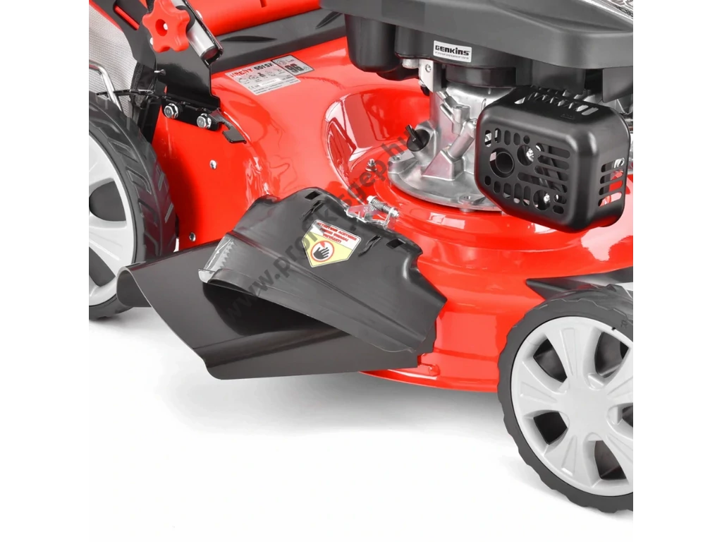 HECHT 551 SX 5IN1 Benzinmotoros önjáró fűgyűjtős fűnyíró, 51cm, OHV 175cm3, oldalkidobó, mulcsbetét, csapágyazott kerék