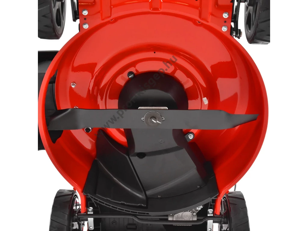 HECHT 554SX 5IN1 Benzinmotoros önjáró fűgyűjtős fűnyíró, 53cm, OHV 224cm3, oldalkidobó, mulcsbetét
