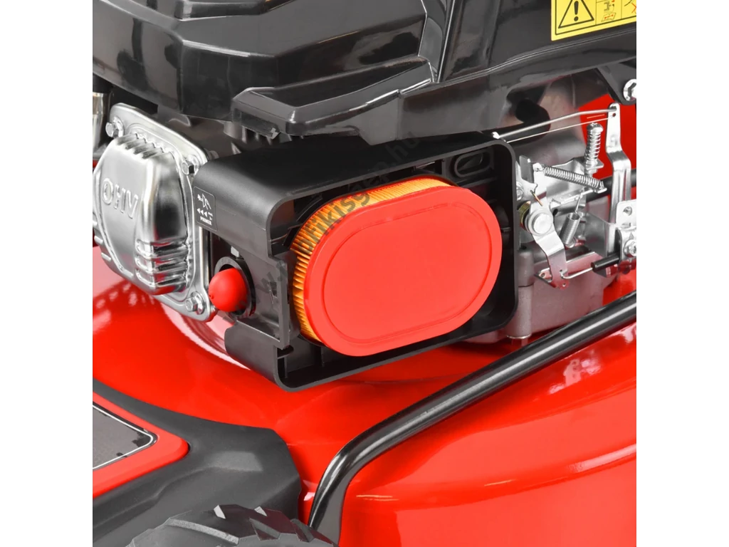 HECHT 554SX 5IN1 Benzinmotoros önjáró fűgyűjtős fűnyíró, 53cm, OHV 224cm3, oldalkidobó, mulcsbetét