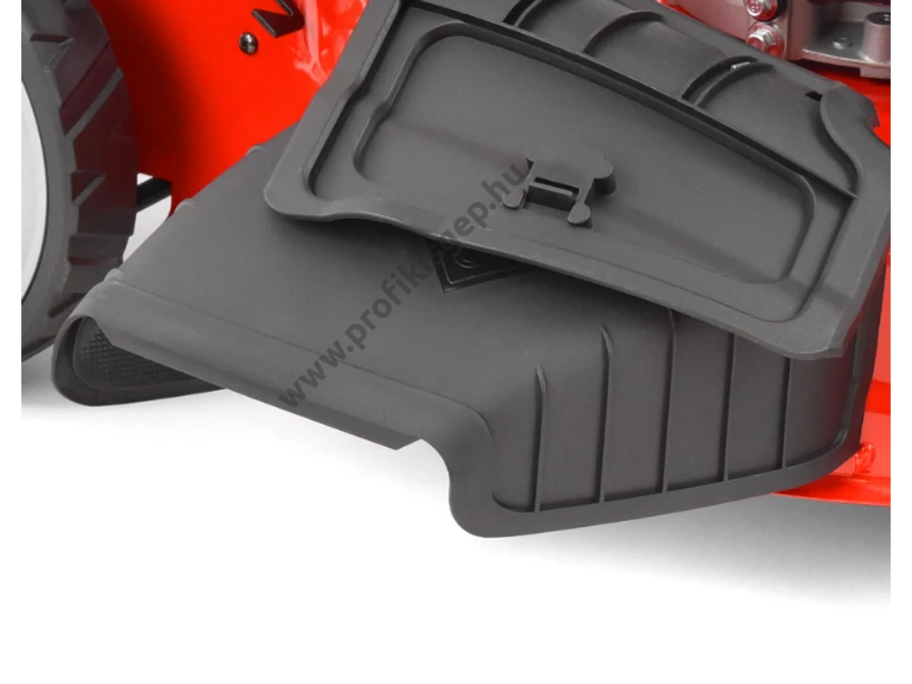 HECHT 554SX 5IN1 Benzinmotoros önjáró fűgyűjtős fűnyíró, 53cm, OHV 224cm3, oldalkidobó, mulcsbetét