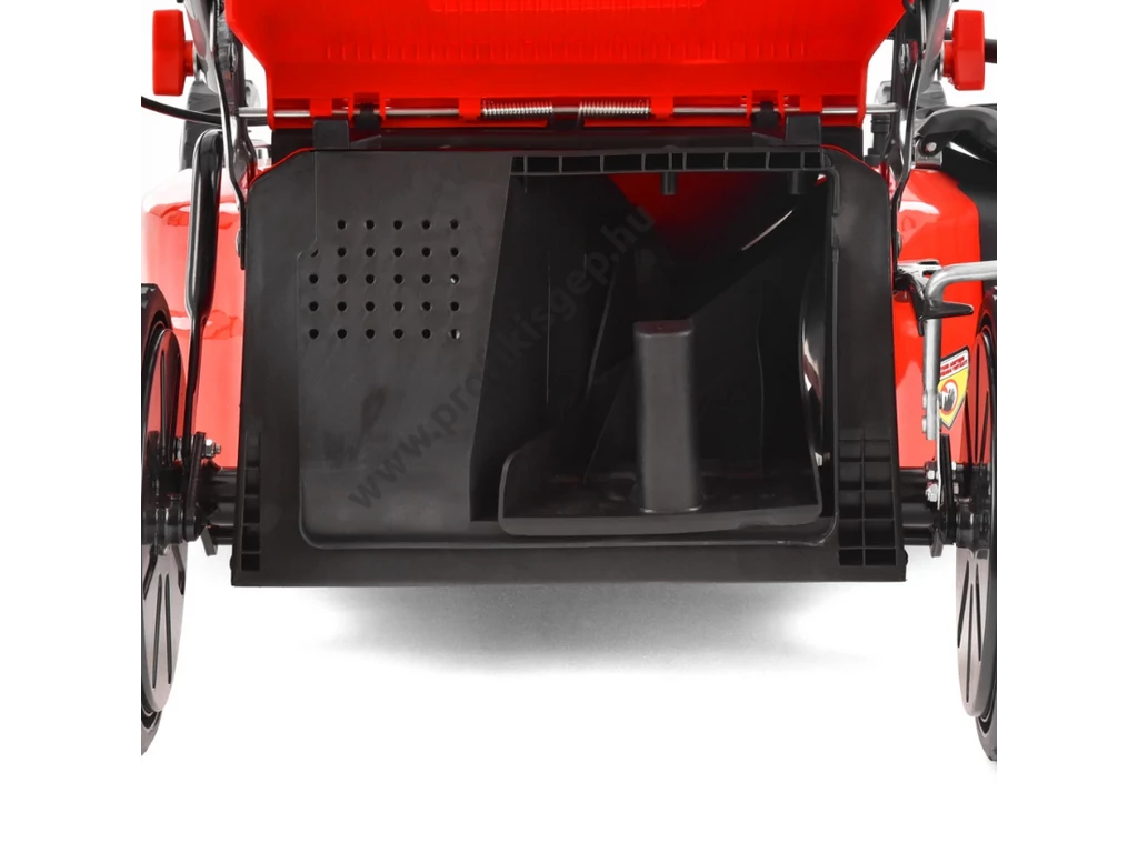 HECHT 554SX 5IN1 Benzinmotoros önjáró fűgyűjtős fűnyíró, 53cm, OHV 224cm3, oldalkidobó, mulcsbetét