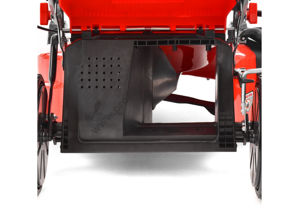 HECHT 554SXE 5IN1 Benzinmotoros önjáró fűgyűjtős fűnyíró, 53cm, OHV 224cm3, Önindító, oldalkidobó, mulcsbetét, csapágyazott kerék