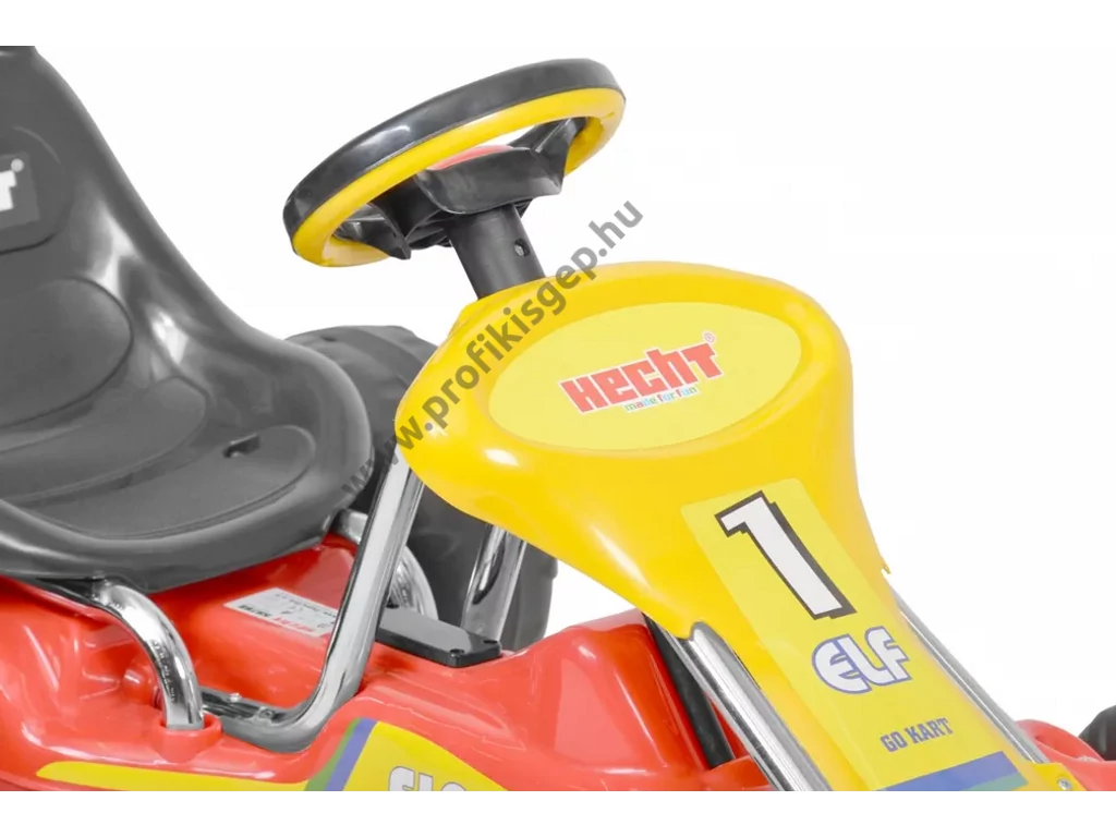 HECHT 59788 pedálos gokart, piros-sárga, 3-6 éves korig, Max: 30kg