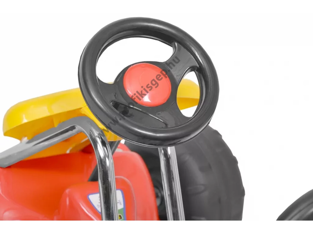 HECHT 59788 pedálos gokart, piros-sárga, 3-6 éves korig, Max: 30kg