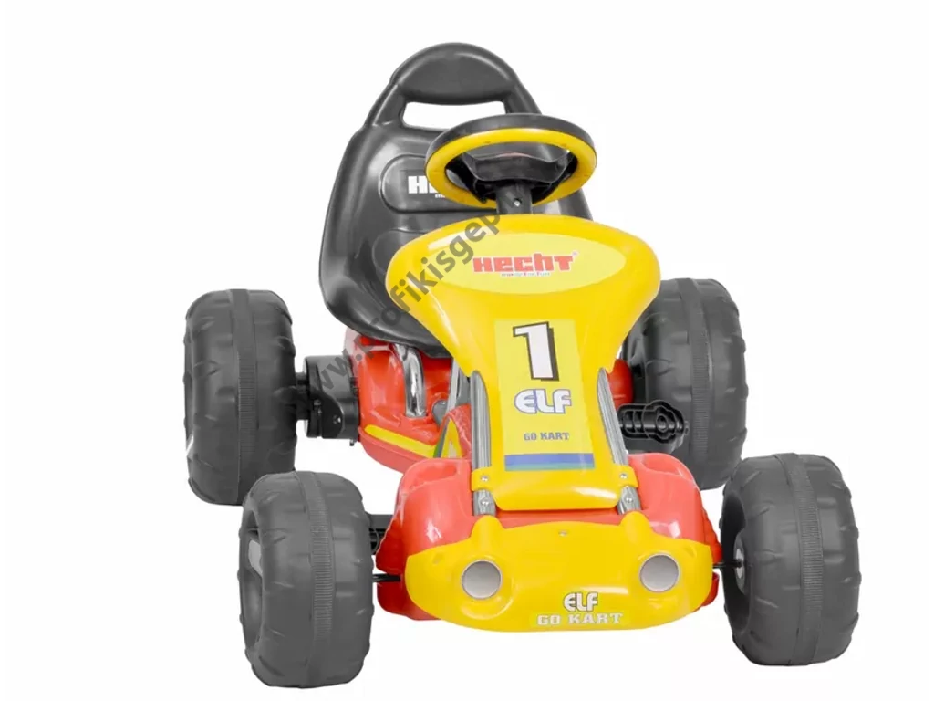 HECHT 59788 pedálos gokart, piros-sárga, 3-6 éves korig, Max: 30kg