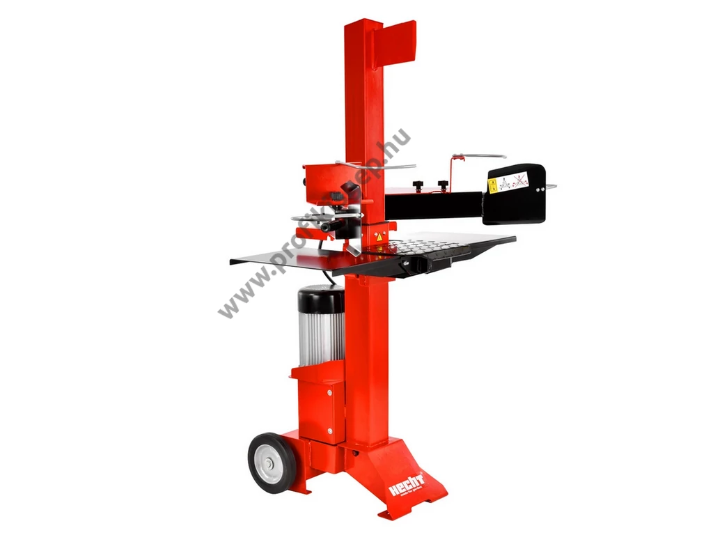 HECHT 6070 álló rönkhasító, 7 tonna, 230V, 3000W, hossz: 55cm-ig, kereszthasító külön rendelhető