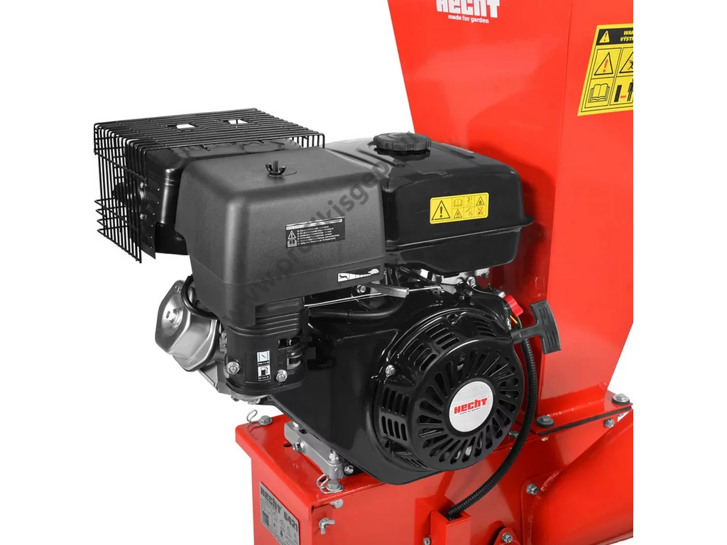 HECHT 6421 Benzinmotoros ágaprító, komposztáló, forgókéses, OHV389cm3, ágátmérő: 8.9cm
