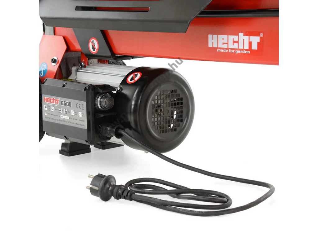 HECHT 6500 vízszintes rönkhasító, 5 tonna, 230V, 2200W, hossz: 52cm-ig, állvány és kereszthasító külön rendelhető