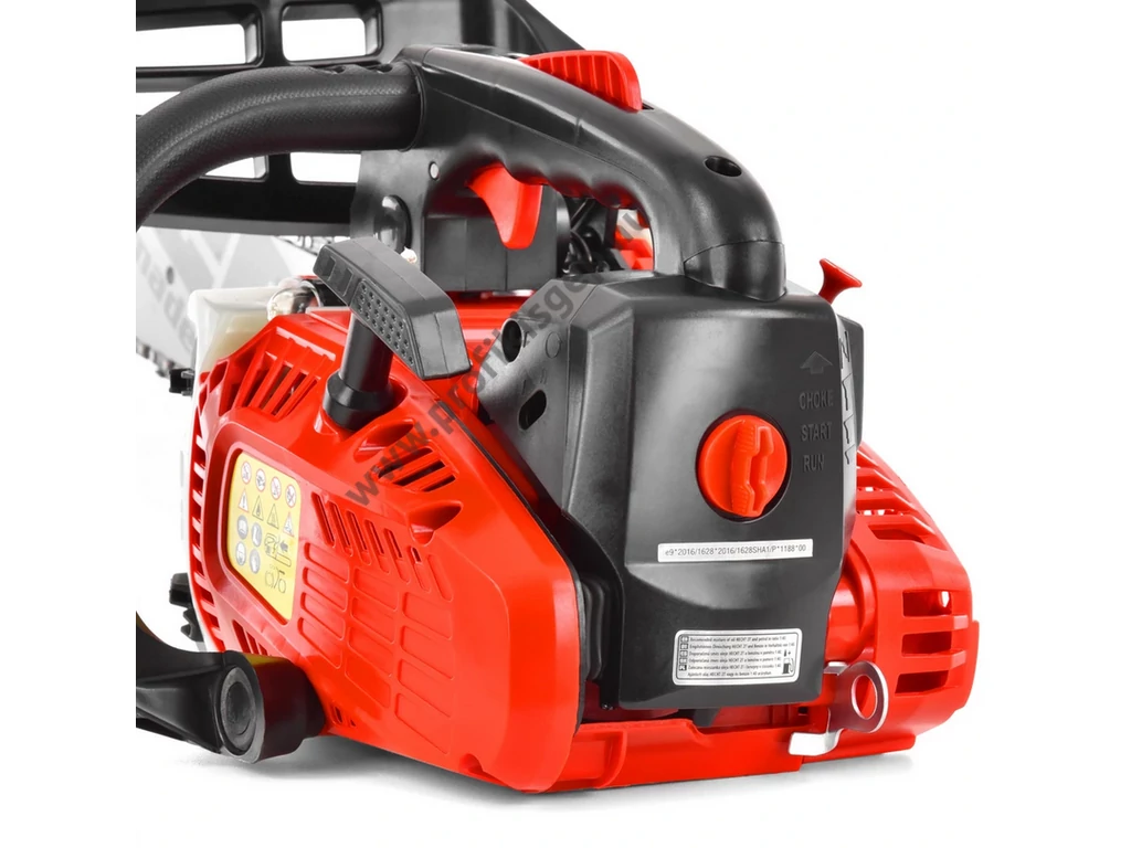 HECHT 925 R Benzinmotoros egykezes láncfűrész 25.4 cm3, 1.0Le, lánc 3/8"-1.3-44 szem, vezető 30cm