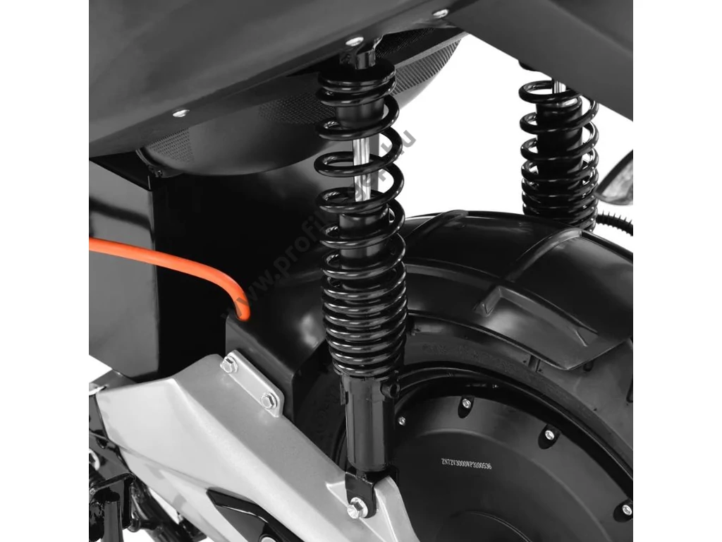 HECHT EQUIS BLACK Akkumulátoros robogó, 72V, 20Ah, 3000W, Max hatótáv: 60km, Max sebesség: 45 km/h, Max: 271kg