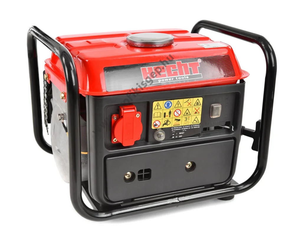 HECHT GG 950 Egyfázisú áramfejlesztő, 230V, Max: 720W, Motor: 2 ütemű, 63cm3