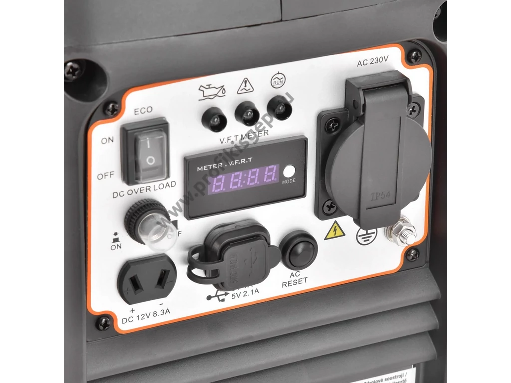 HECHT IG 2201 Egyfázisú áramfejlesztő Inverter, 230V, Max: 2000W, 8,3A, Motor: OHV, 79.8cm3