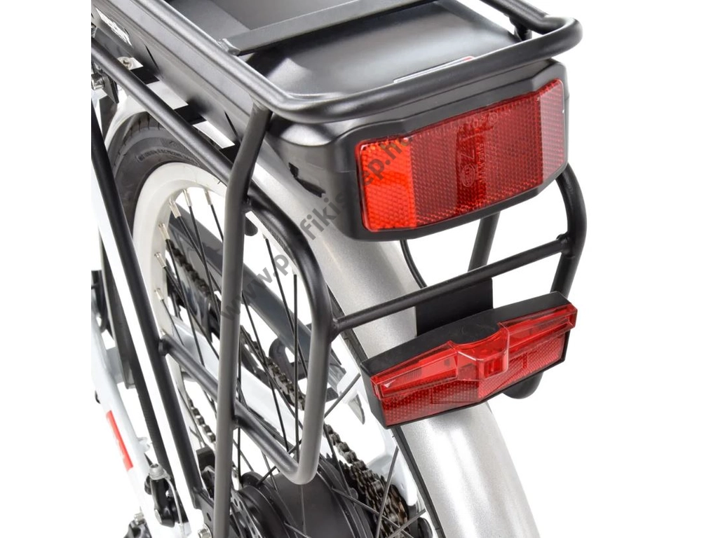 HECHT PRIME SHADOW Elektromos kerékpár 26", 36V, 10.4Ah, alu váz, Shimano váltó, tárcsafék