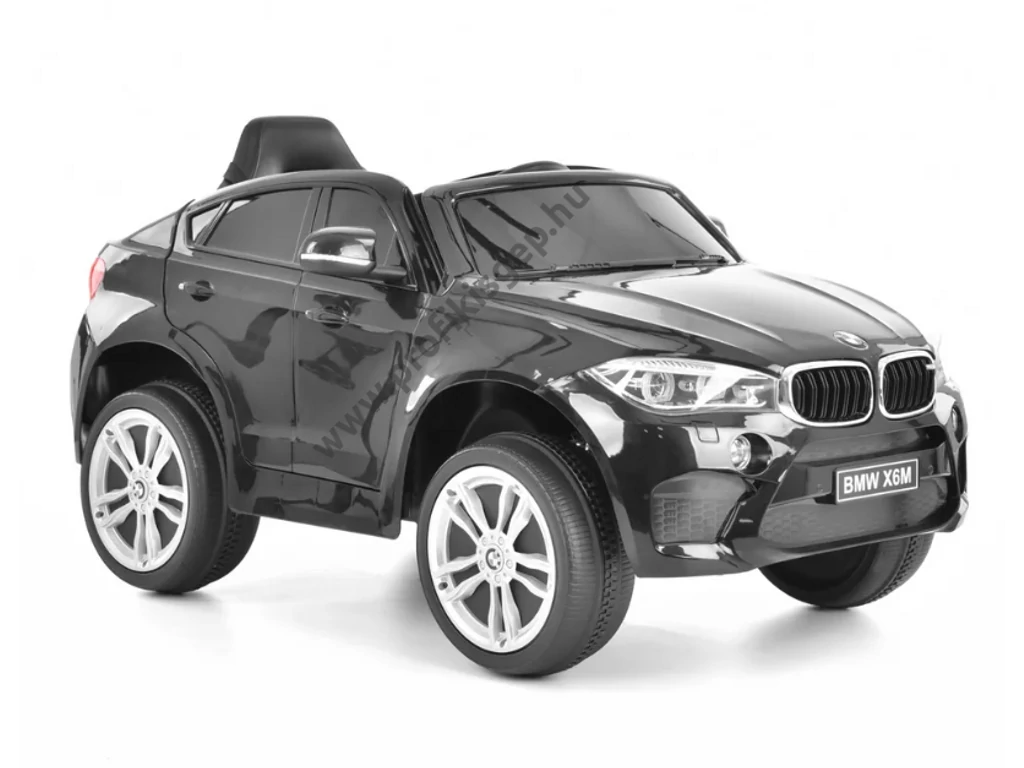HECHT BMW X6 BLACK Akkumulátoros kisautó gyerekeknek, 12V, 7Ah, 3-8 éves korig, Max: 30kg, távírányítóval