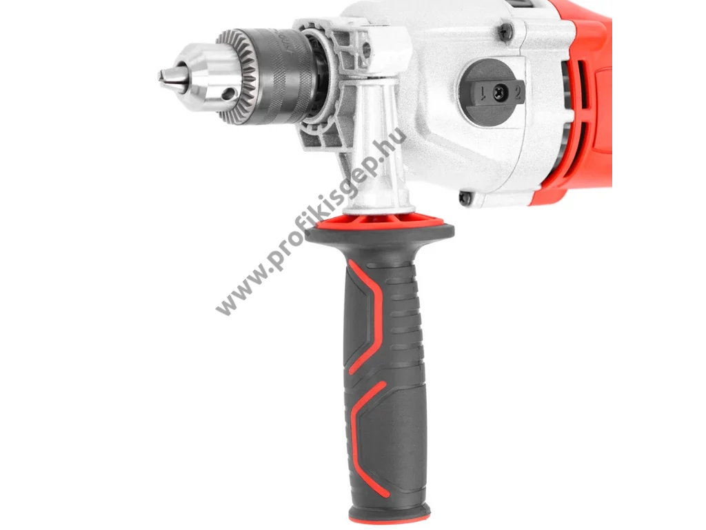 HECHT 1077 elektromos fúró, ütvefúró, 1200W, 13mm fogaskoszorús tokmány, 2 sebesség