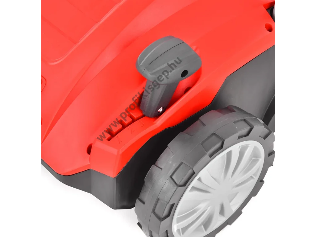 HECHT 1420 2IN1 elektromos gyepszellőztető, gyeplazító, 32cm, 1500W, 16 acél kés, rugós tengely, fűgyűjtő, ékszíjas turbó motor