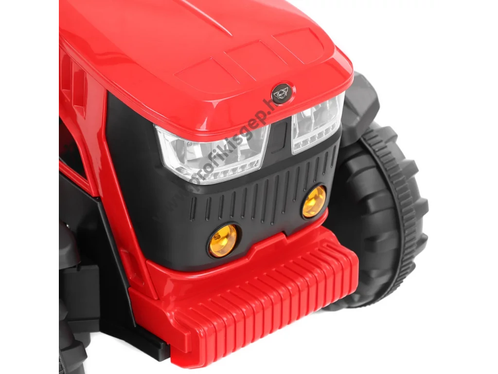 HECHT 50825 RED Akkumulátoros kisautó traktor gyerekeknek, 12V, 7Ah, 3-8 éves korig,