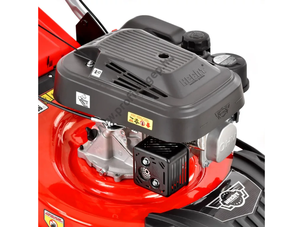 HECHT 546 Benzinmotoros fűgyűjtős fűnyíró, 46cm, OHV 150cm3, csapágyazott kerék,