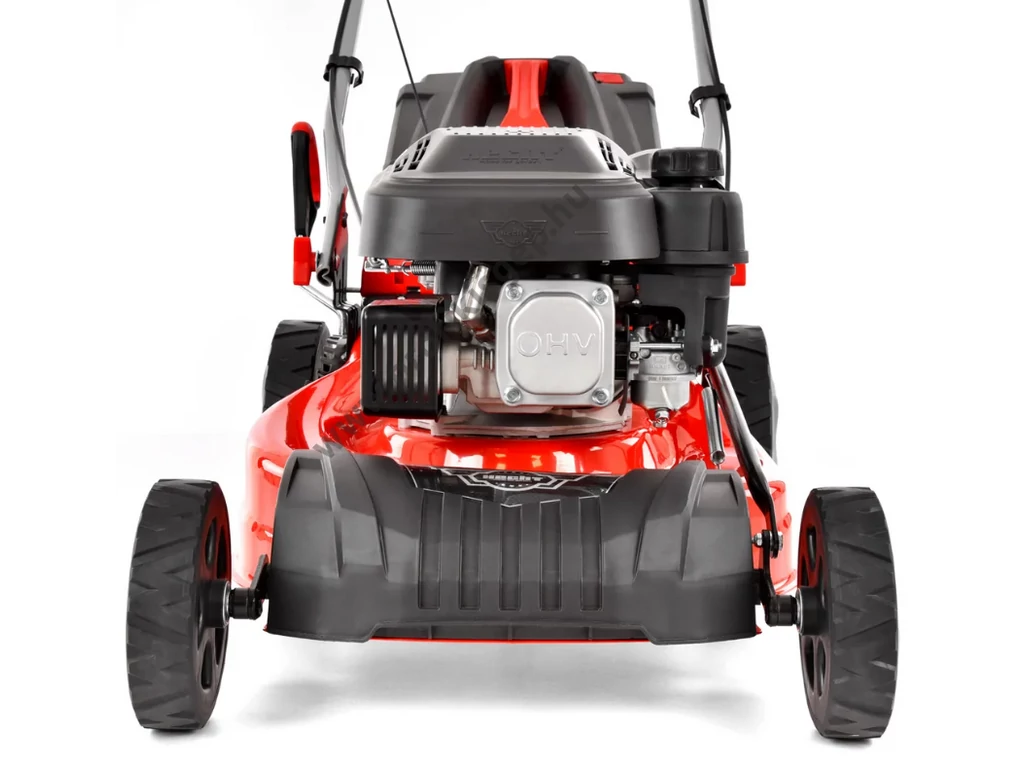 HECHT 546 Benzinmotoros fűgyűjtős fűnyíró, 46cm, OHV 150cm3, csapágyazott kerék,