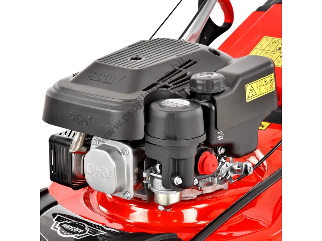 HECHT 546 Benzinmotoros fűgyűjtős fűnyíró, 46cm, OHV 150cm3, csapágyazott kerék,